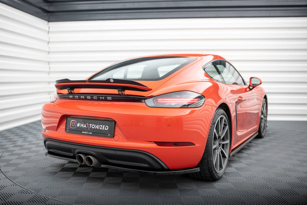 Splitters laterales traseros para Porsche 718 Cayman 982c