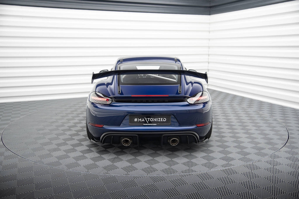 Splitters laterales traseros para Porsche 718 Cayman GT4 RS 982c