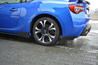 Splitters laterales traseros Racing para Subaru BRZ Mk1 / Mk1 Facelift