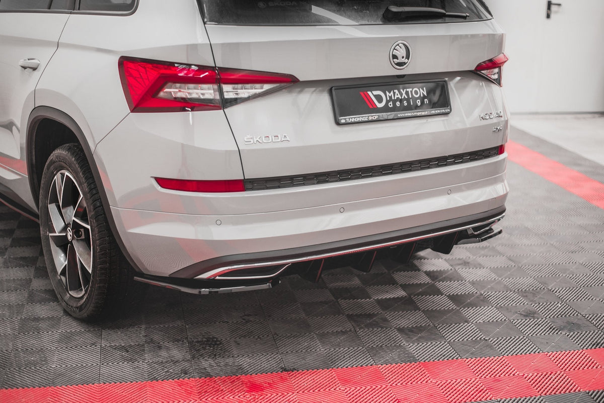 Splitters laterales traseros para Skoda Kodiaq Sportline Mk1 / Mk1 Facelift