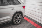 Splitters laterales traseros para Skoda Kodiaq Sportline Mk1 / Mk1 Facelift