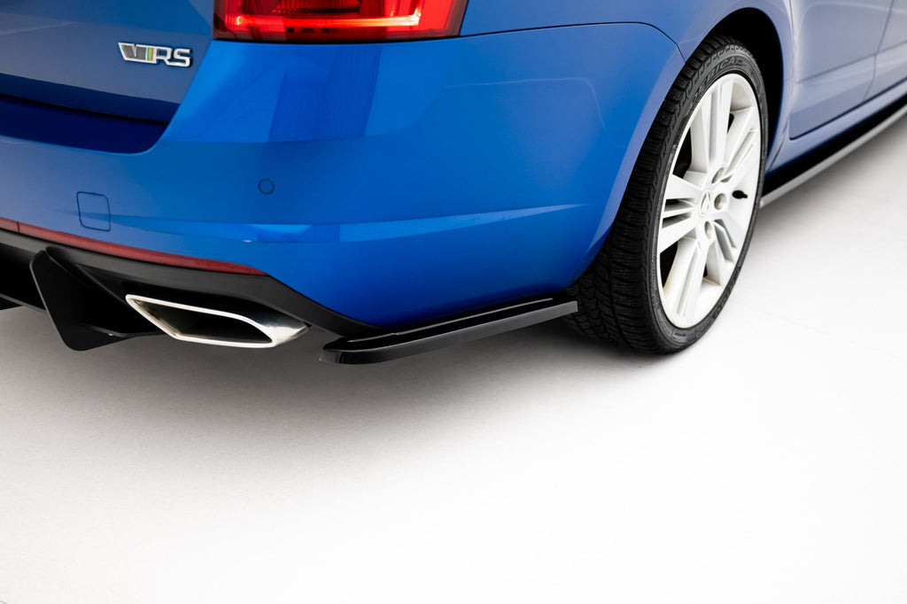 Splitters laterales traseros para Skoda Octavia RS Mk3 / Mk3 Facelift Hatchback / Estate
