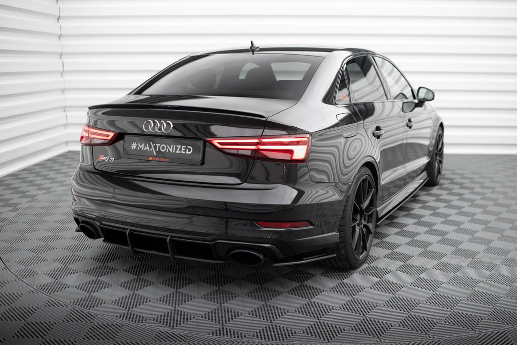 Splitters laterales traseros Street Pro para Audi RS3 Sedan 8V Facelift