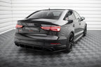 Splitters laterales traseros Street Pro para Audi RS3 Sedan 8V Facelift