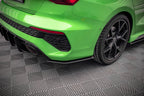 Splitters laterales traseros Street Pro para Audi RS3 Sedan 8Y