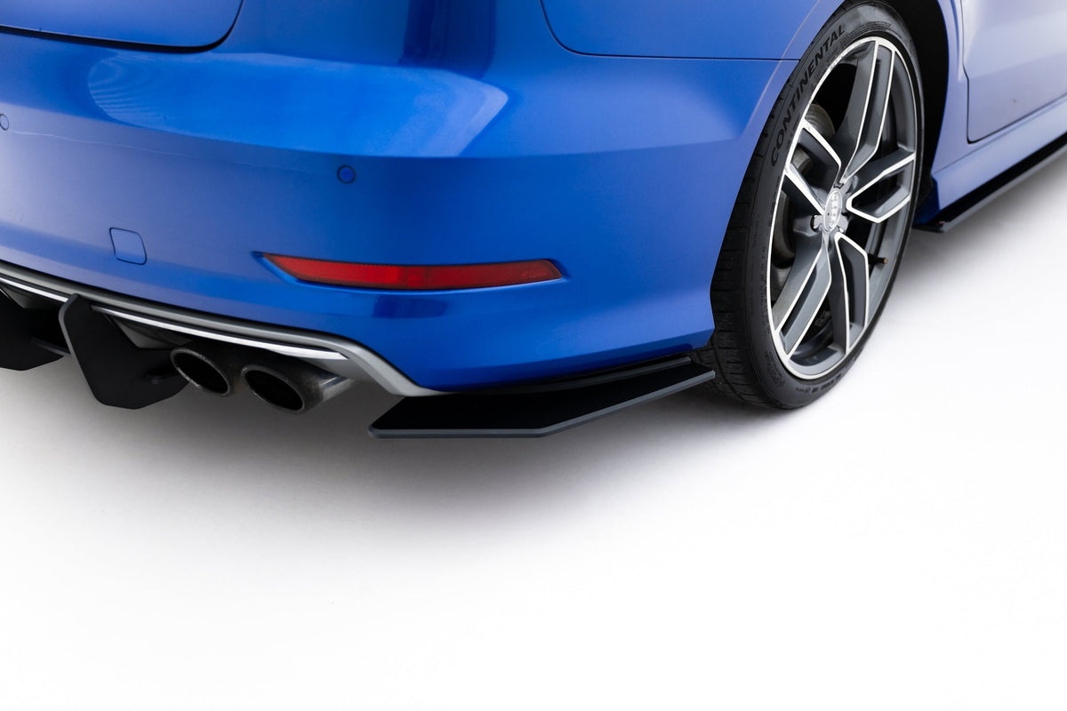 Splitters laterales traseros Street Pro para Audi S3 Sedan 8V