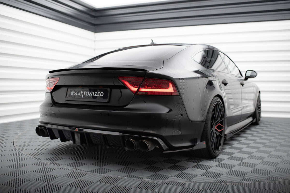 Splitters laterales traseros Street Pro + flaps para Audi A7 S-Line C7