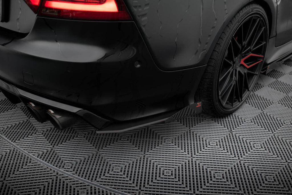 Splitters laterales traseros Street Pro + flaps para Audi A7 S-Line C7