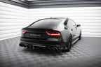 Splitters laterales traseros Street Pro + flaps para Audi A7 S-Line C7