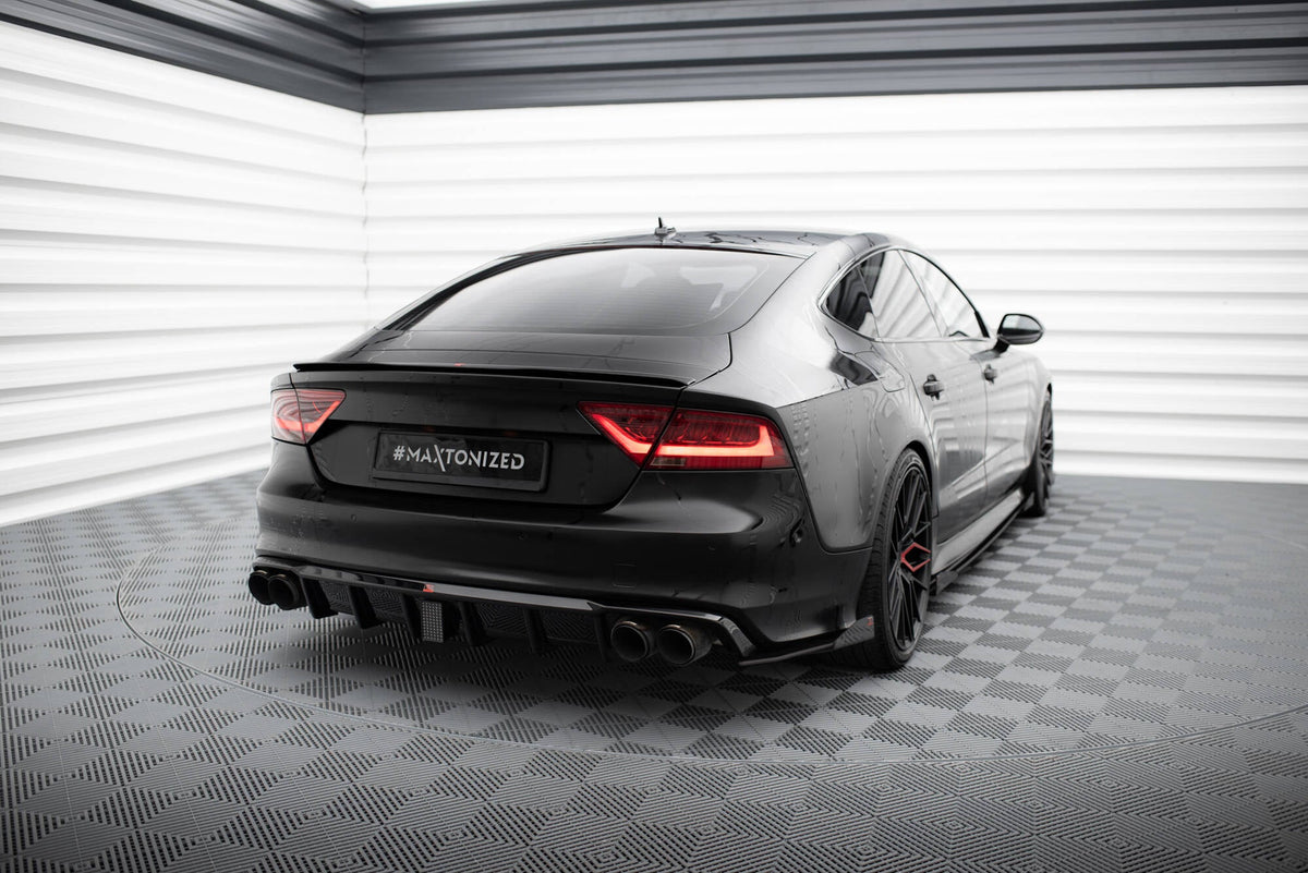 Splitters laterales traseros Street Pro + flaps para Audi A7 S-Line C7
