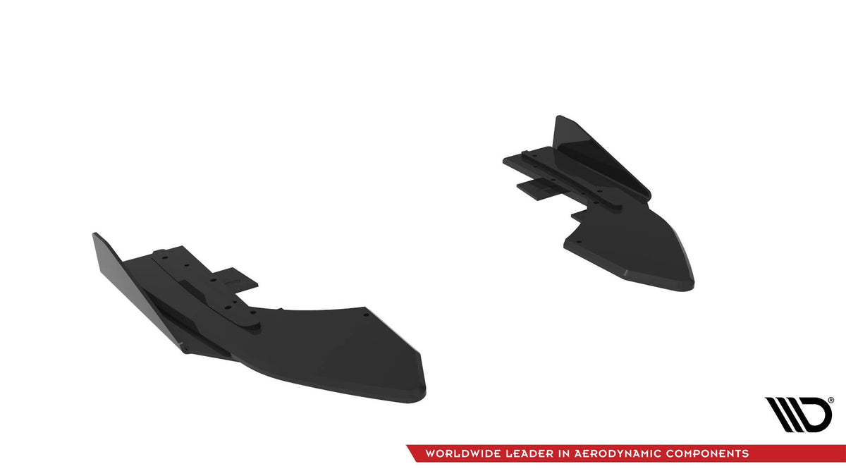 Splitters laterales traseros Street Pro + flaps para Audi RS3 Sedan 8V Facelift
