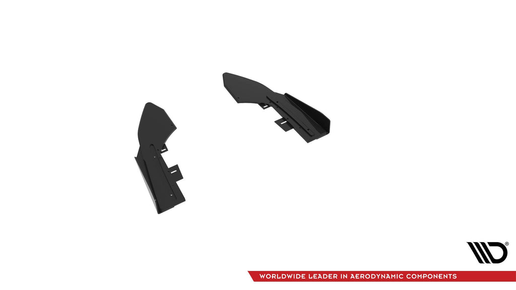 Splitters laterales traseros Street Pro + flaps para Audi RS3 Sedan 8V Facelift