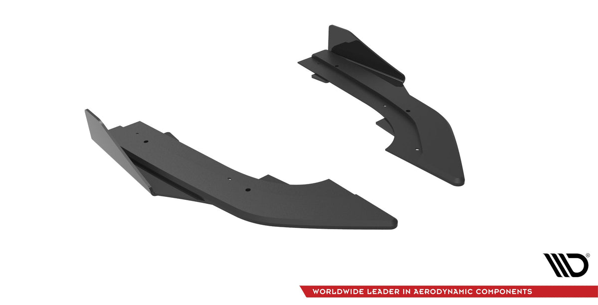 Splitters laterales traseros Street Pro + flaps para Audi RS3 Sedan 8Y