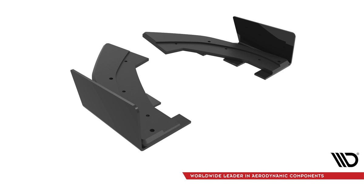 Splitters laterales traseros Street Pro + flaps para Audi RS3 Sportback 8Y