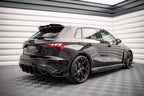 Splitters laterales traseros Street Pro + flaps para Audi RS3 Sportback 8Y