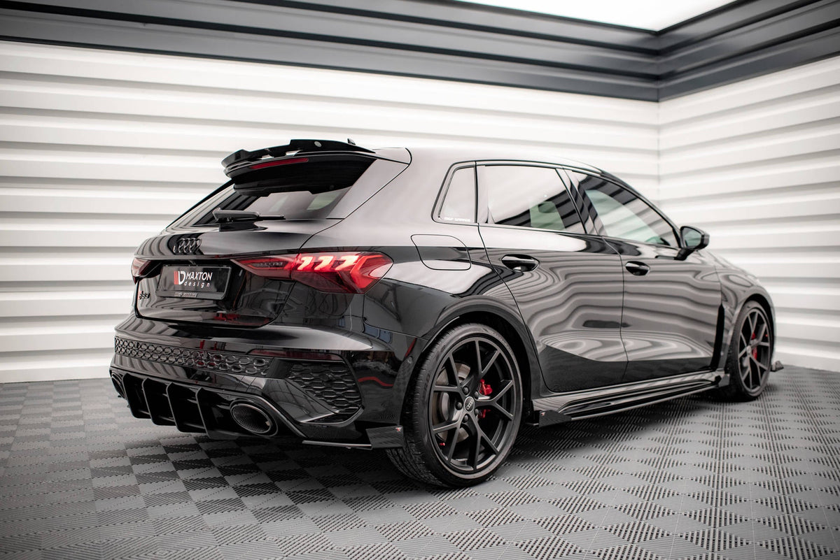 Splitters laterales traseros Street Pro + flaps para Audi RS3 Sportback 8Y