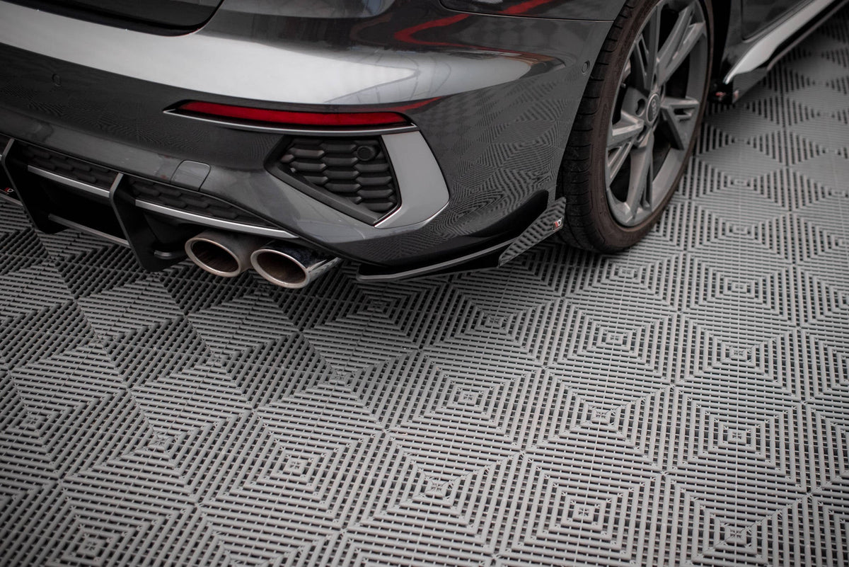 Splitters laterales traseros Street Pro + flaps para Audi S3 Sedan 8Y