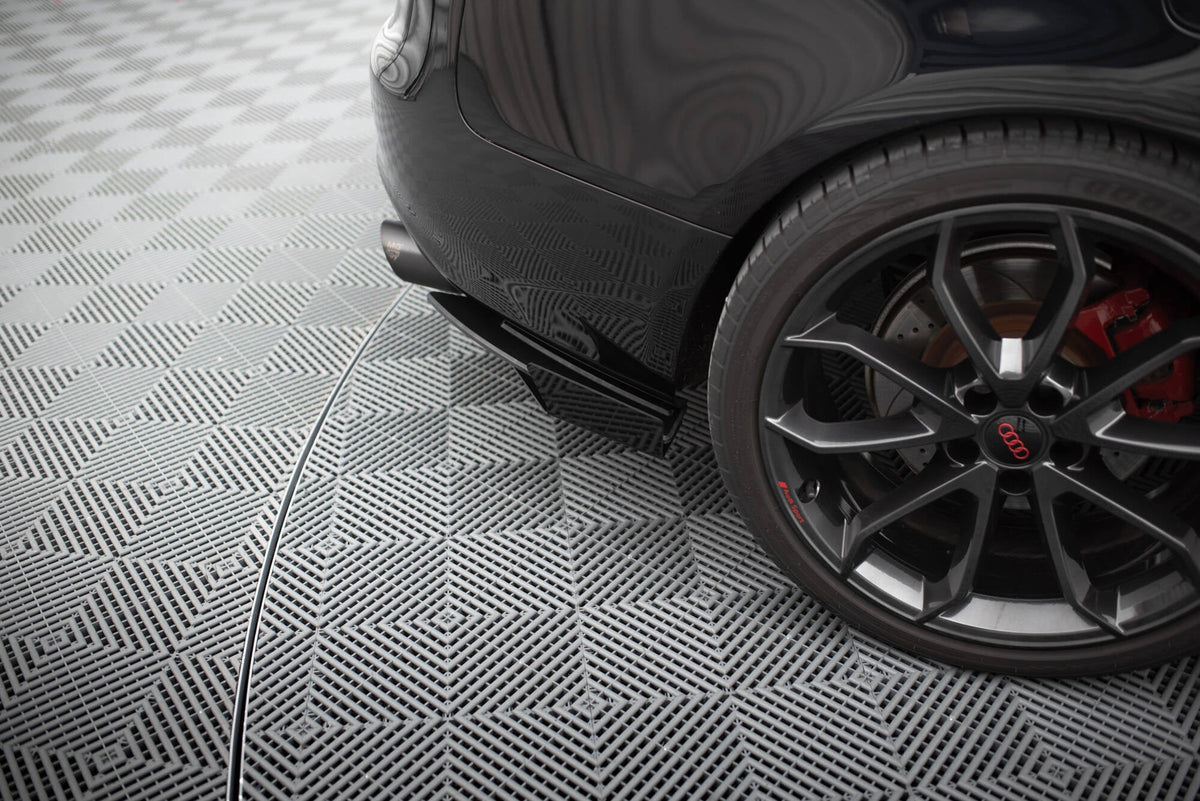 Splitters laterales traseros Street Pro + flaps para Audi S5 / A5 S-Line Coupe / Cabriolet 8T