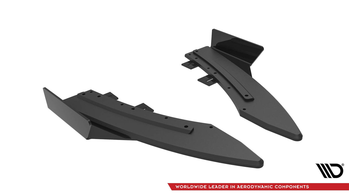 Splitters laterales traseros Street Pro + flaps para Audi S5 / A5 S-Line Coupe / Cabriolet 8T
