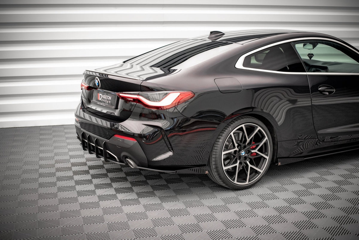 Splitters laterales traseros Street Pro + flaps para BMW 4 M-Pack G22 / G23 / G22 Facelift / G23 Facelift