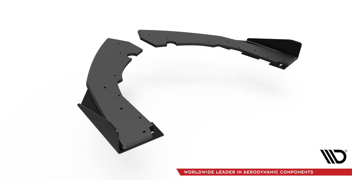 Splitters laterales traseros Street Pro + flaps para BMW M2 F87