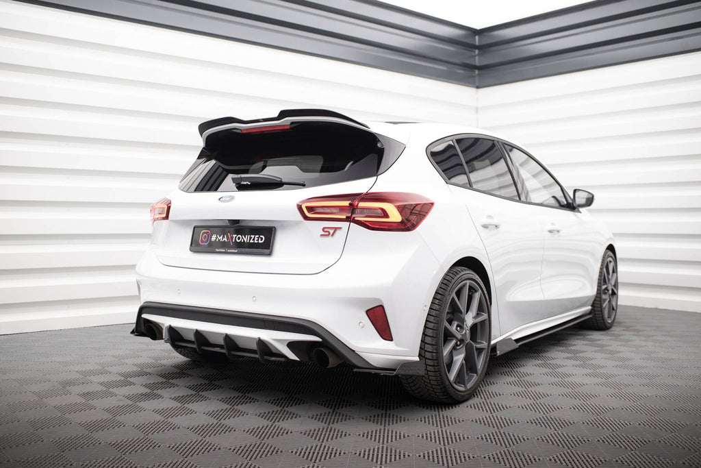 Splitters laterales traseros Street Pro + flaps para Ford Focus ST Mk4