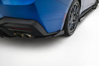 Splitters laterales traseros Street Pro + flaps para Ford Mustang GT Mk7