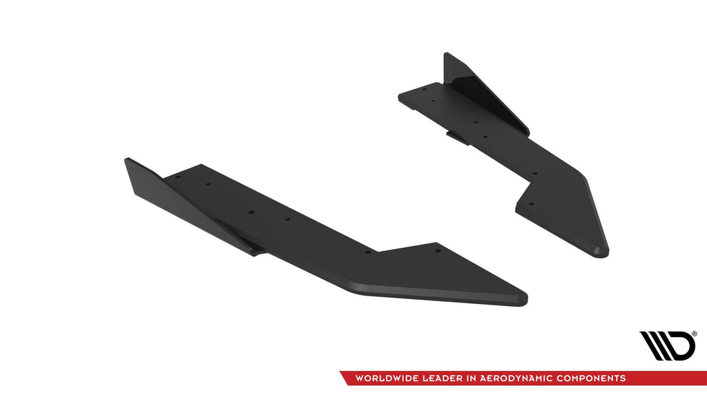 Splitters laterales traseros Street Pro + flaps para Ford Mustang GT Mk7
