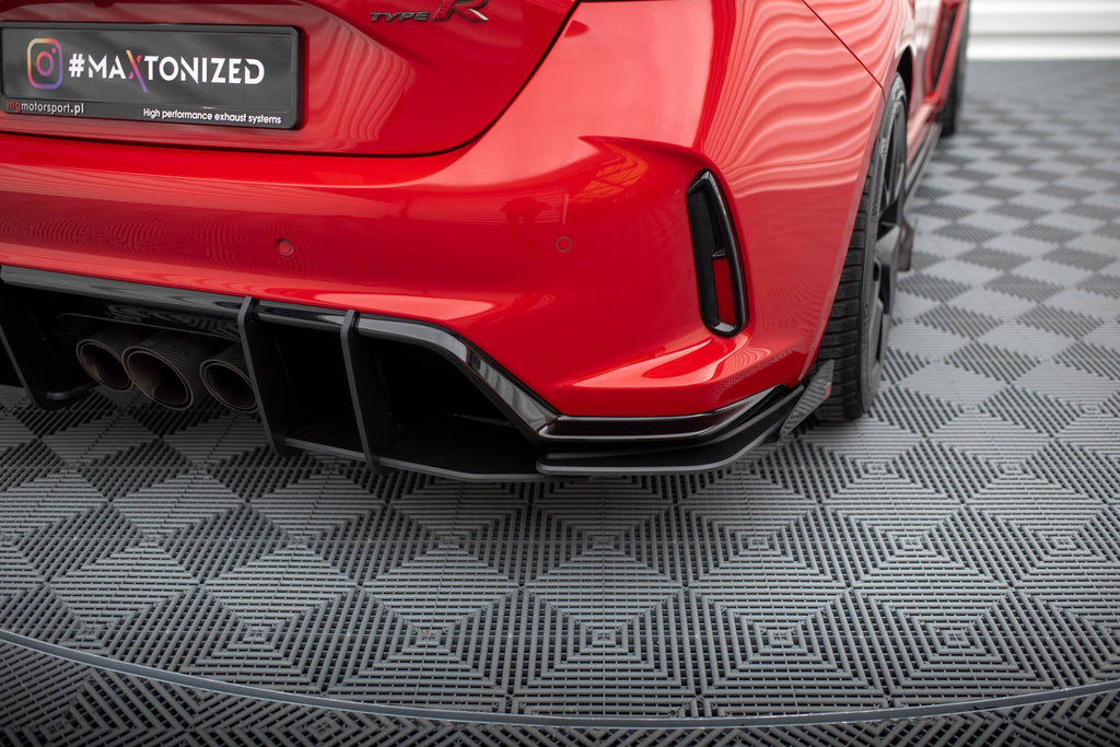 Splitters laterales traseros Street Pro + flaps para Honda Civic Type-R Mk 11