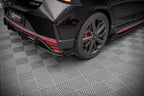 Splitters laterales traseros Street Pro + flaps para Hyundai I20 N Mk3