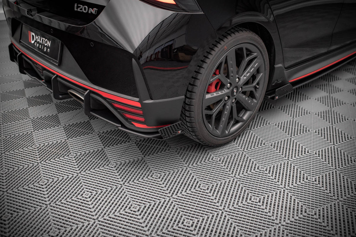 Splitters laterales traseros Street Pro + flaps para Hyundai I20 N Mk3