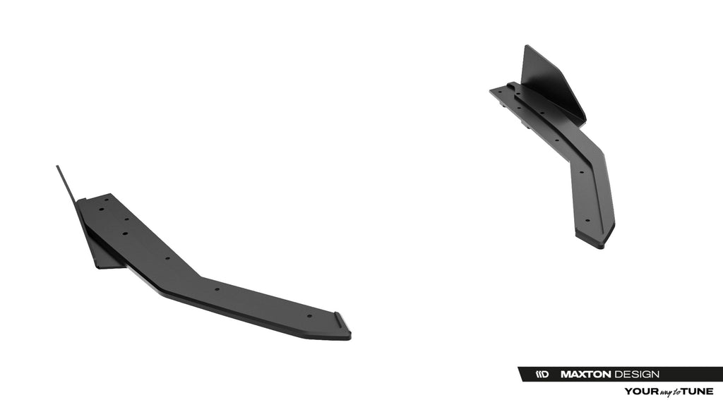 Splitters laterales traseros Street Pro + flaps para Lexus IS 500 Mk3 Facelift 2 (XE30)