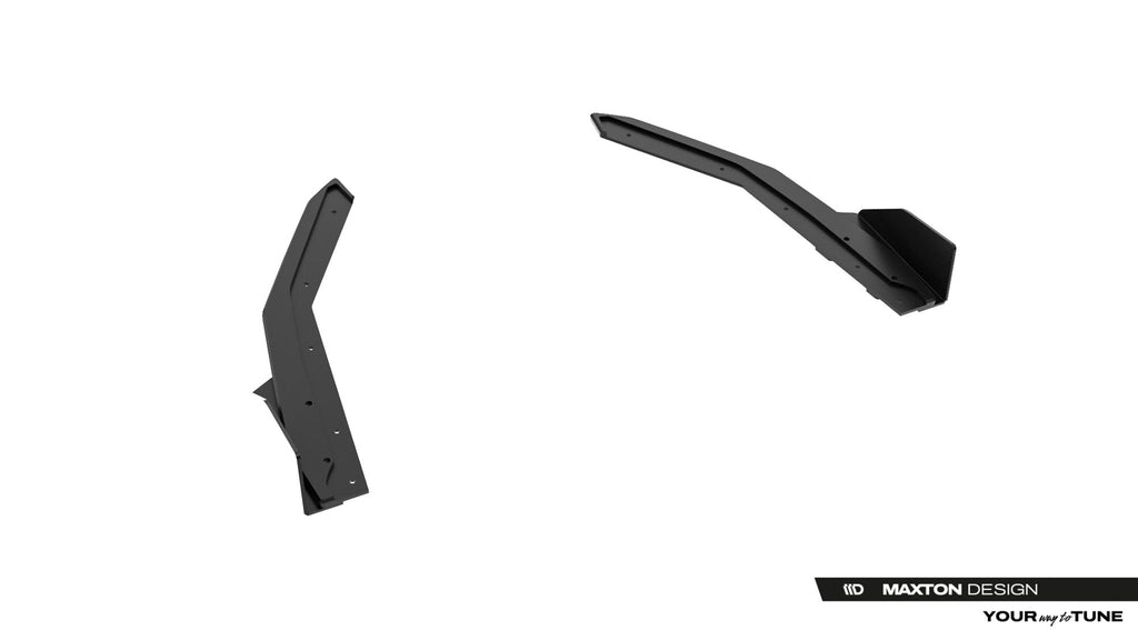 Splitters laterales traseros Street Pro + flaps para Lexus IS 500 Mk3 Facelift 2 (XE30)