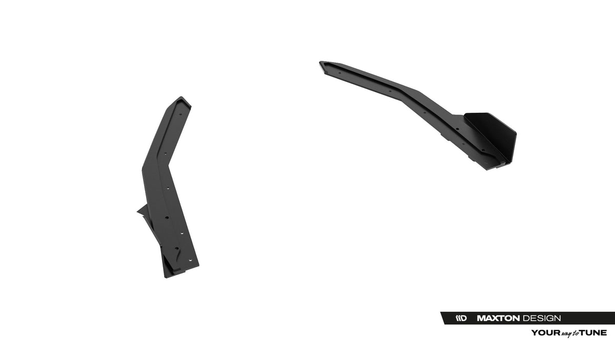Splitters laterales traseros Street Pro + flaps para Lexus IS 500 Mk3 Facelift 2 (XE30)