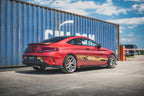 Splitters laterales traseros Street Pro + flaps para Mercedes-AMG C43 / AMG-Line Coupe C205