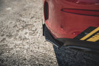 Splitters laterales traseros Street Pro + flaps para Mercedes-AMG C43 / AMG-Line Coupe C205