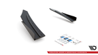 Splitters laterales traseros Street Pro + flaps para Mercedes-AMG C43 / AMG-Line Coupe C205
