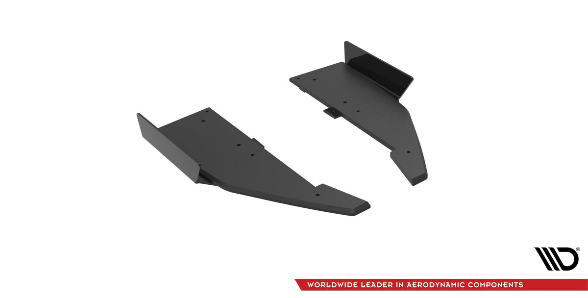 Splitters laterales traseros Street Pro + flaps para Mercedes-AMG C63 Sedan / Estate W205 Facelift