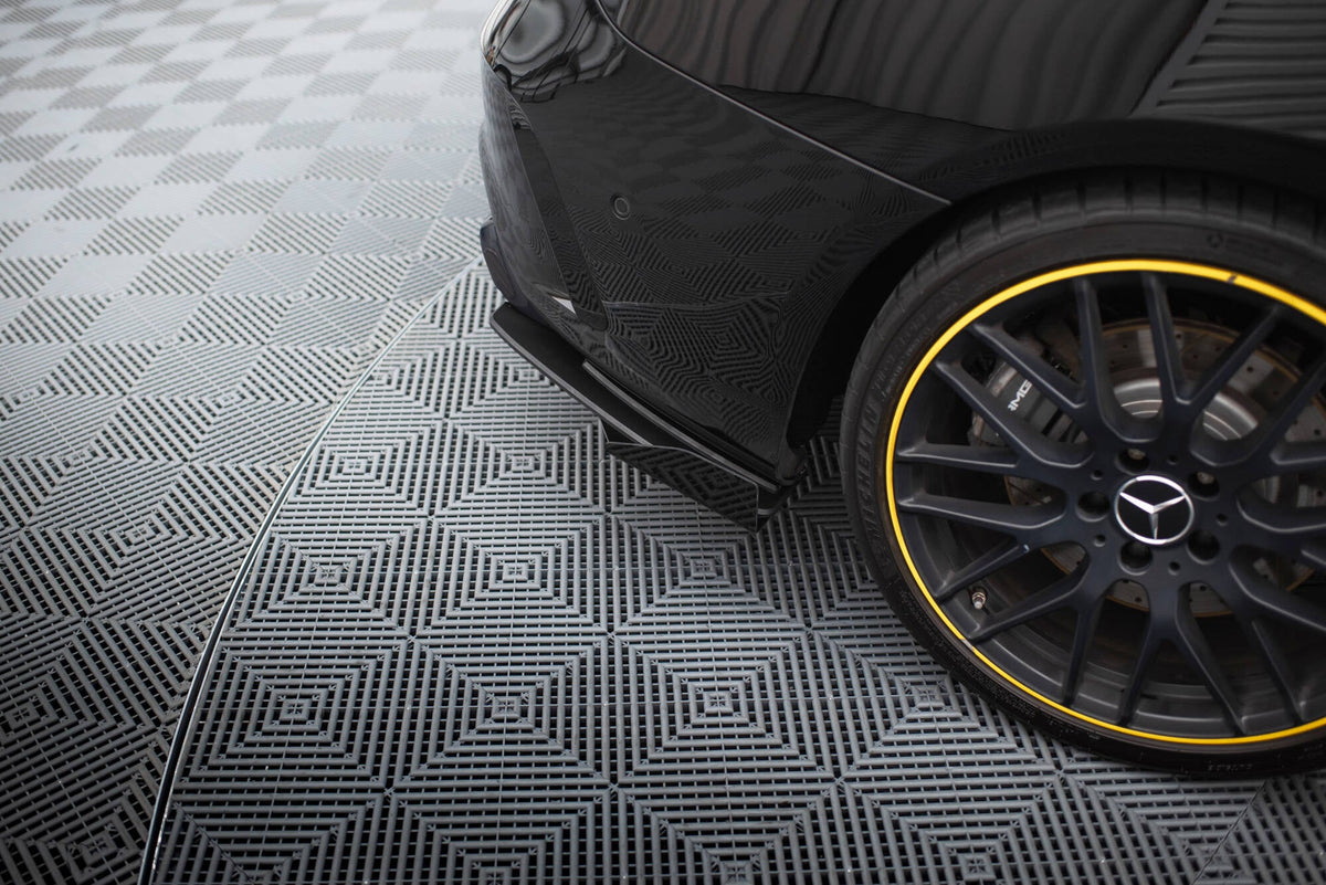 Splitters laterales traseros Street Pro + flaps para Mercedes-AMG CLA 45 C117 Facelift