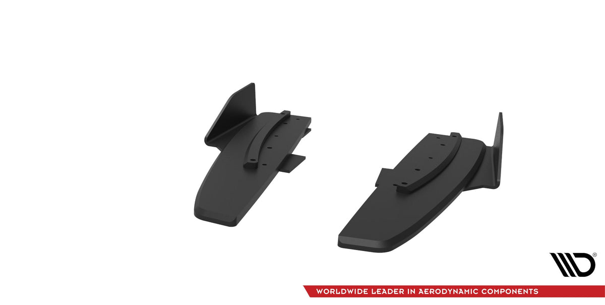 Splitters laterales traseros Street Pro + flaps para Mercedes-AMG CLA 45 C117 Facelift