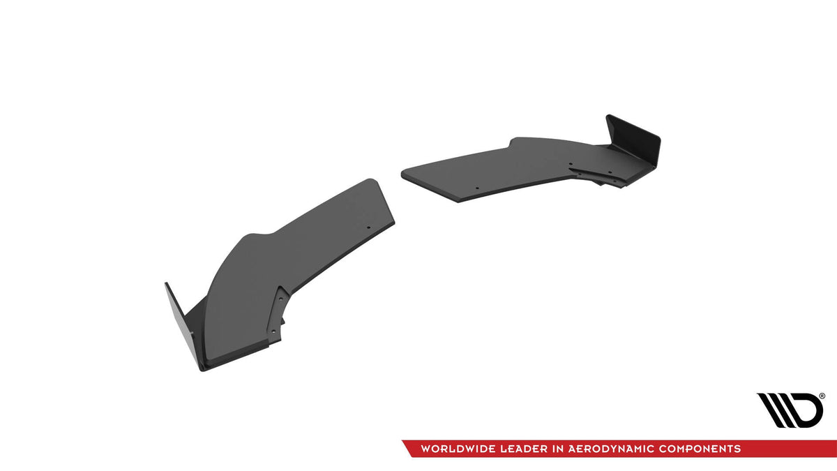 Splitters laterales traseros Street Pro + flaps para Mercedes-Benz A 45 AMG W176 Facelift