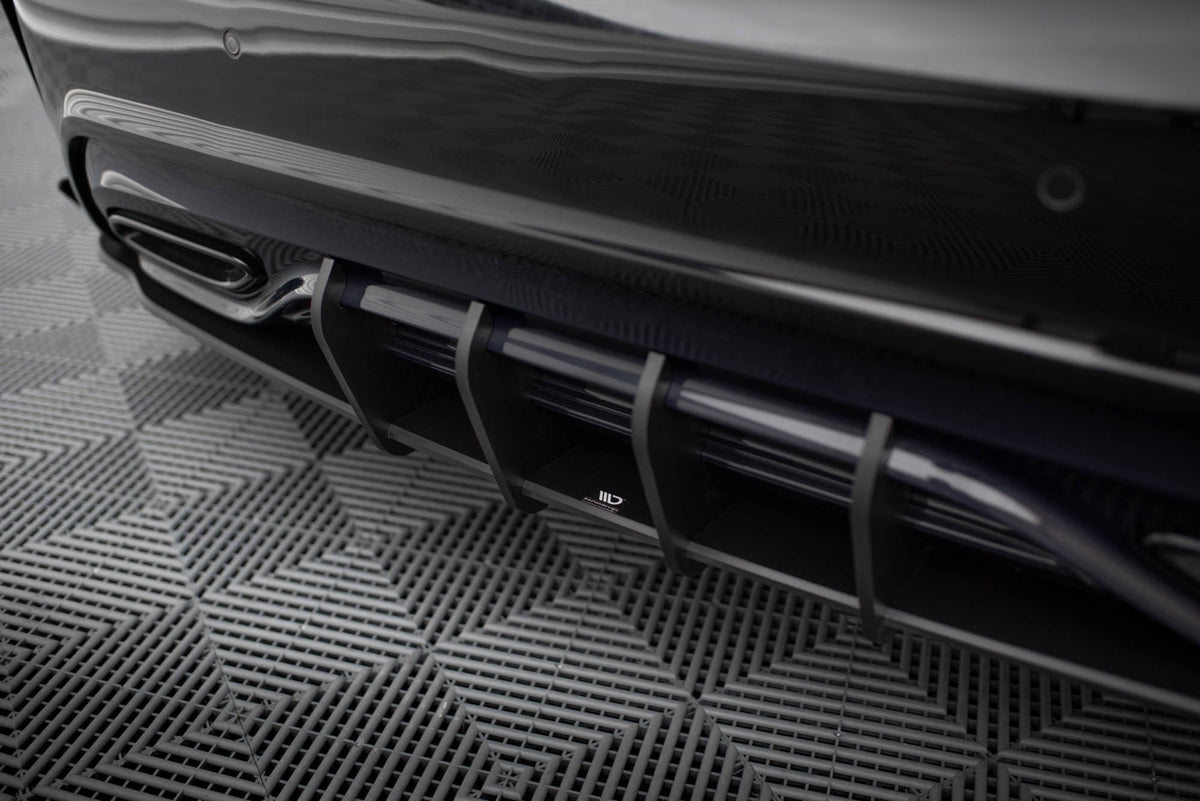 Splitters laterales traseros Street Pro + flaps para Mercedes-Benz A AMG-Line W176 Facelift