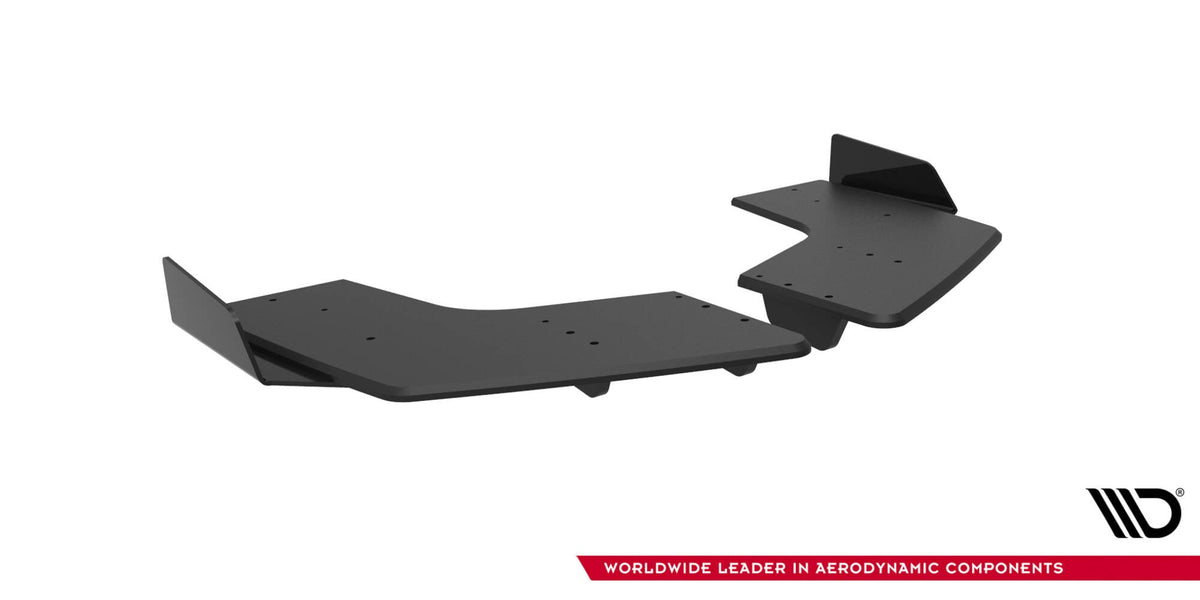Splitters laterales traseros Street Pro + flaps para Mitsubishi Lancer EVO X