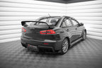 Splitters laterales traseros Street Pro + flaps para Mitsubishi Lancer EVO X