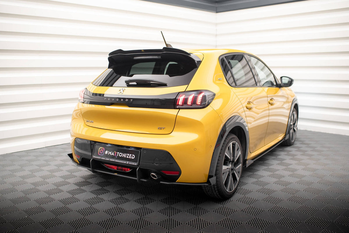 Splitters laterales traseros Street Pro + flaps para Peugeot 208 GT Mk2