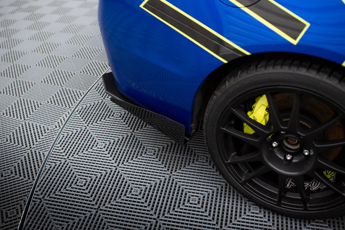 Splitters laterales traseros Street Pro + flaps para Subaru WRX STI Mk1