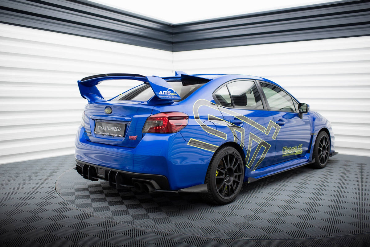 Splitters laterales traseros Street Pro + flaps para Subaru WRX STI Mk1