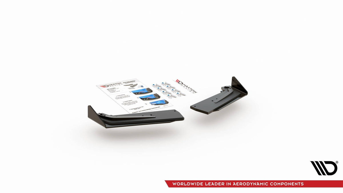 Splitters laterales traseros Street Pro + flaps para Toyota GR Yaris Mk4