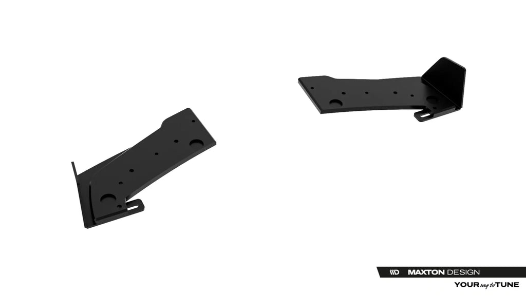 Splitters laterales traseros Street Pro + flaps para Toyota GR Yaris Mk4 Facelift
