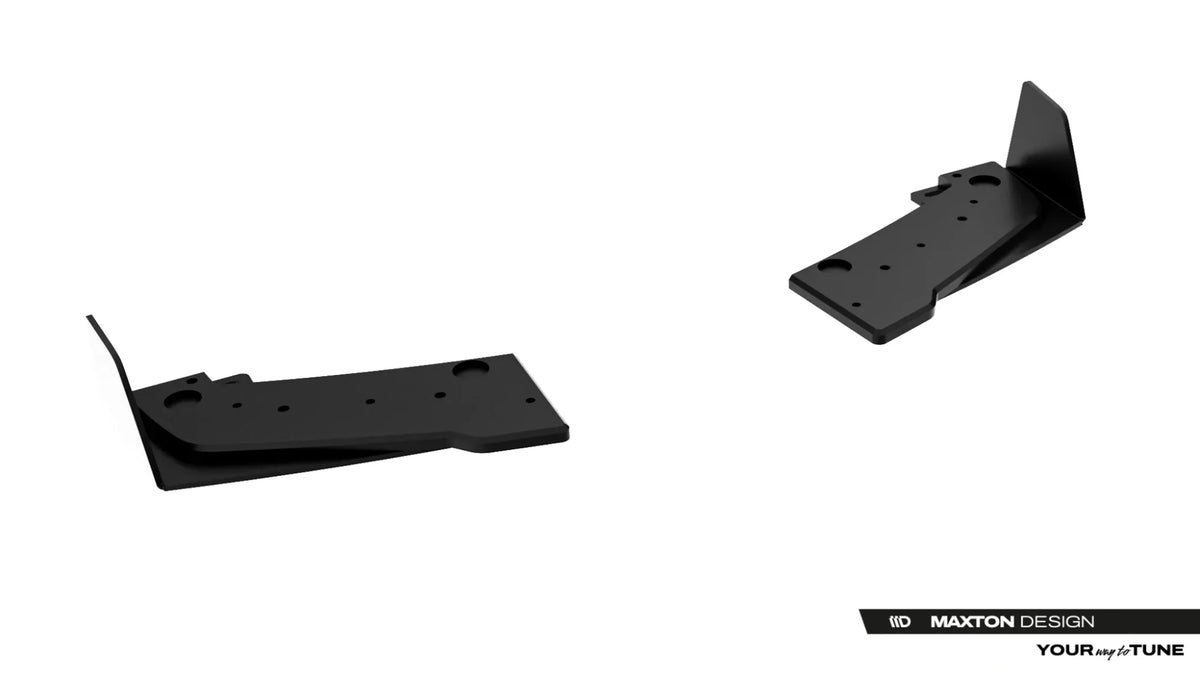 Splitters laterales traseros Street Pro + flaps para Toyota GR Yaris Mk4 Facelift